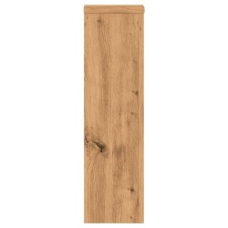 Supports pour plantes 2 pcs chêne artisanal bois d'ingénierie 