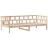 Lit de jour avec tiroirs sans matelas 90x190 cm bois massif 