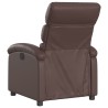 Fauteuil inclinable électrique Marron Similicuir 