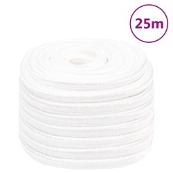 Corde de bateau Blanc complet 20 mm 25 m Polypropylène 