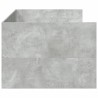 Lit de jour avec tiroirs sans matelas gris béton 100x200 cm 