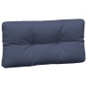 Coussins palette lot de 7 tissu bleu marine 