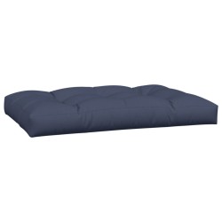 Coussins palette lot de 7 tissu bleu marine 