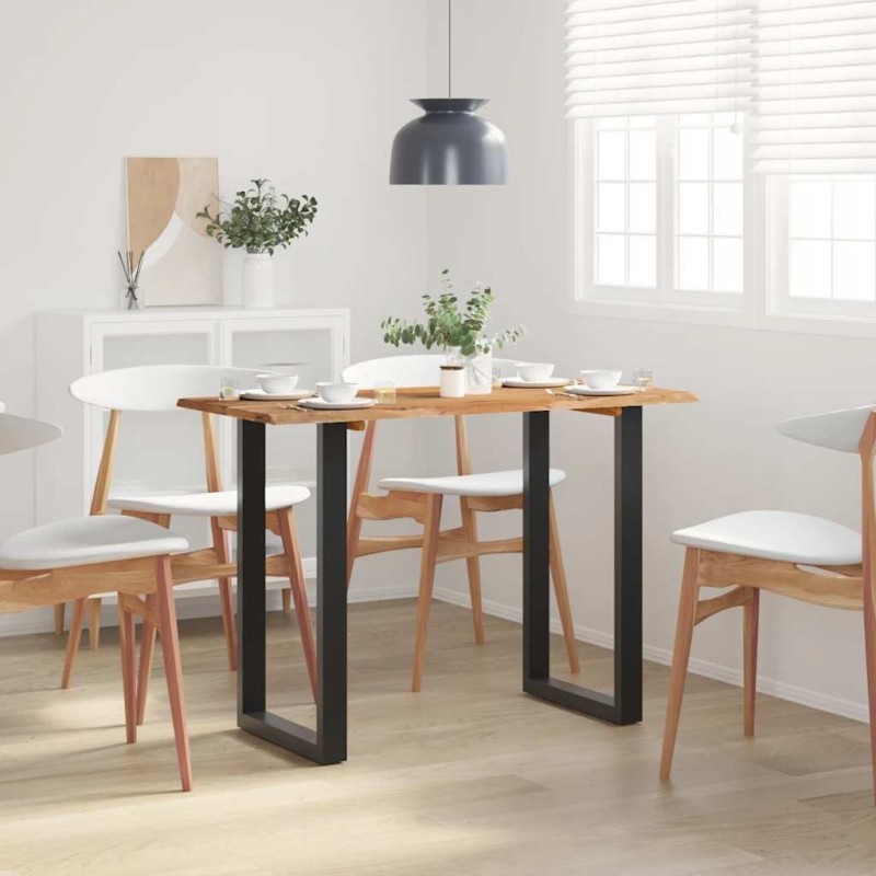 Table à dîner 110x50x76 cm Bois d'acacia solide 