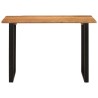 Table à dîner 110x50x76 cm Bois d'acacia solide 