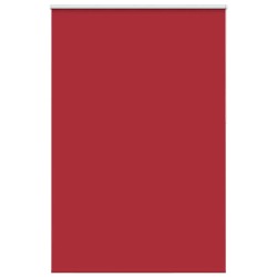 Store enrouleur occultant rouge largeur du tissu 161,6 cm 