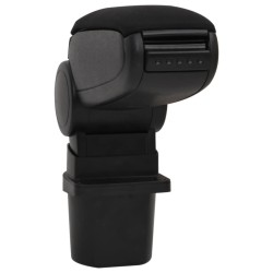 Accoudoir de voiture noir 12x31x(29,5-47) cm ABS 