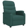 Fauteuil inclinable Vert foncé Tissu 