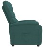 Fauteuil inclinable Vert foncé Tissu 