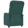 Fauteuil inclinable Vert foncé Tissu 