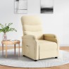 Fauteuil inclinable Crème Tissu 