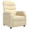 Fauteuil inclinable Crème Tissu 