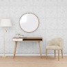 Panneaux muraux 12 pcs blanc 50x50 cm XPS 3 m² améthyste 