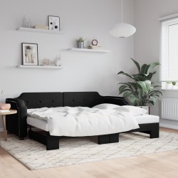 Lit de jour avec gigogne sans matelas 80x200 cm 