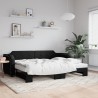 Lit de jour avec gigogne sans matelas 80x200 cm 