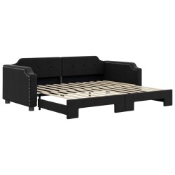 Lit de jour avec gigogne sans matelas 80x200 cm 