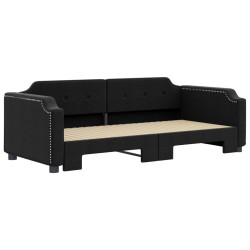 Lit de jour avec gigogne sans matelas 80x200 cm 