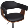 Tabourets de bar lot de 2 similicuir 