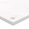Dessus de bureau blanc 80x40x2,5 cm bois massif de pin 