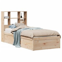 Cadre de lit sans matelas 90x190 cm bois de pin massif 