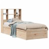 Cadre de lit sans matelas 90x190 cm bois de pin massif 
