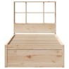 Cadre de lit sans matelas 90x190 cm bois de pin massif 