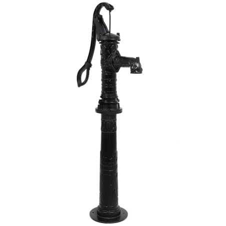 Pompe à eau de jardin avec support en fonte 