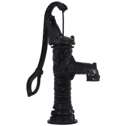 Pompe à eau de jardin avec support en fonte 