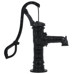 Pompe à eau de jardin avec support en fonte 