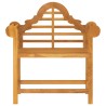 Chaise de jardin 88x60x92 cm bois de teck massif 