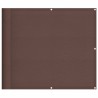 Écran de balcon marron 90x1000 cm 100% polyester oxford 