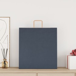 Sacs en papier 50 pcs avec poignées bleu 45x17x48 cm 