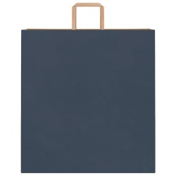 Sacs en papier 50 pcs avec poignées bleu 45x17x48 cm 