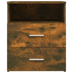 Table de chevet Chêne fumé 50x32x60 cm 