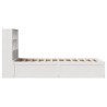 Cadre de lit sans matelas blanc 90x190 cm bois de pin massif 