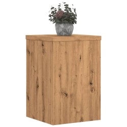 Supports pour plantes 2 pcs chêne artisanal bois d'ingénierie 