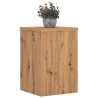 Supports pour plantes 2 pcs chêne artisanal bois d'ingénierie 