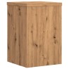 Supports pour plantes 2 pcs chêne artisanal bois d'ingénierie 