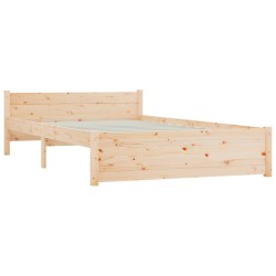 Cadre de lit sans matelas avec tiroirs 