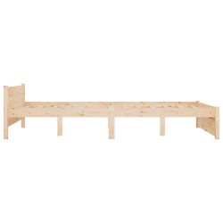 Cadre de lit sans matelas avec tiroirs 