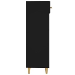 Armoire à chaussures Noir 30x35x105 cm Bois d'ingénierie 