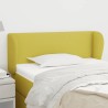 Tête de lit avec oreilles Vert 93x23x78/88 cm Tissu 