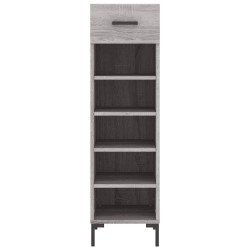 Meuble à chaussures sonoma gris 30x35x105 cm bois d'ingénierie 