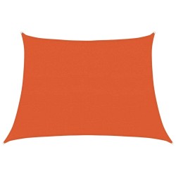 Voile d'ombrage 160 g/m² trapèze orange 4/5x3 m PEHD 