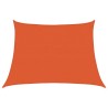 Voile d'ombrage 160 g/m² trapèze orange 4/5x3 m PEHD 