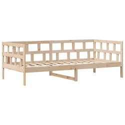 Lit de jour avec tiroirs sans matelas 80x200 cm bois massif 