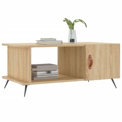 Table basse chêne sonoma 90x50x40 cm bois d'ingénierie 