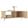 Table basse chêne sonoma 90x50x40 cm bois d'ingénierie 