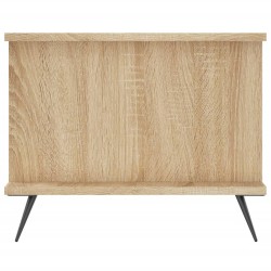 Table basse chêne sonoma 90x50x40 cm bois d'ingénierie 