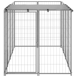 Chenil Argenté 2,42 m² Acier   